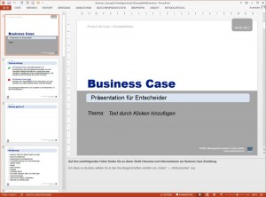 MSC Praxistoolbox Business Case